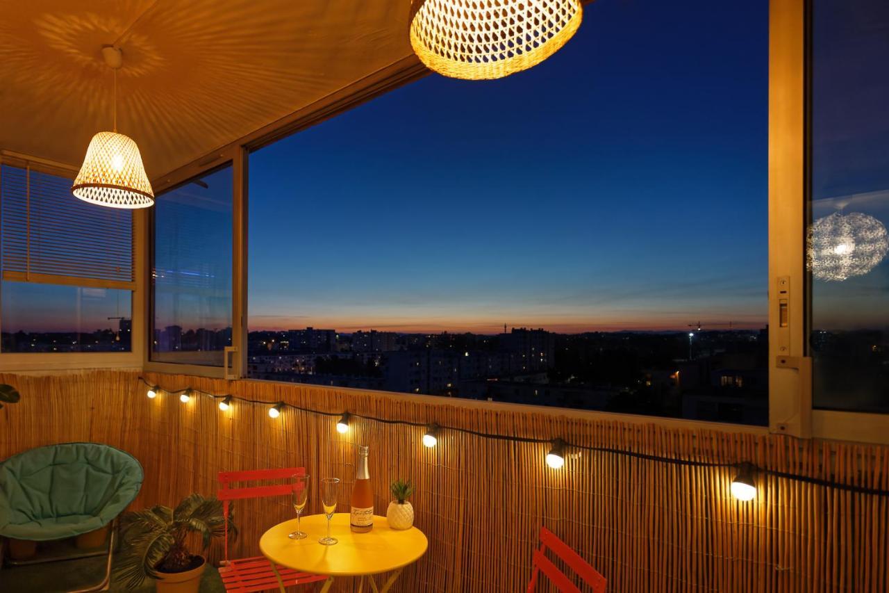 Smile Home-Nid Panoramique Vue Wow ! Spadeco - Loungezen - Terrasse Ensoleillee - Arrivee Autonome - Netflix - Emplacement Ideal - Lumineux - Renove A Neuf - Wifi Fibre - Montpellier Exterior foto